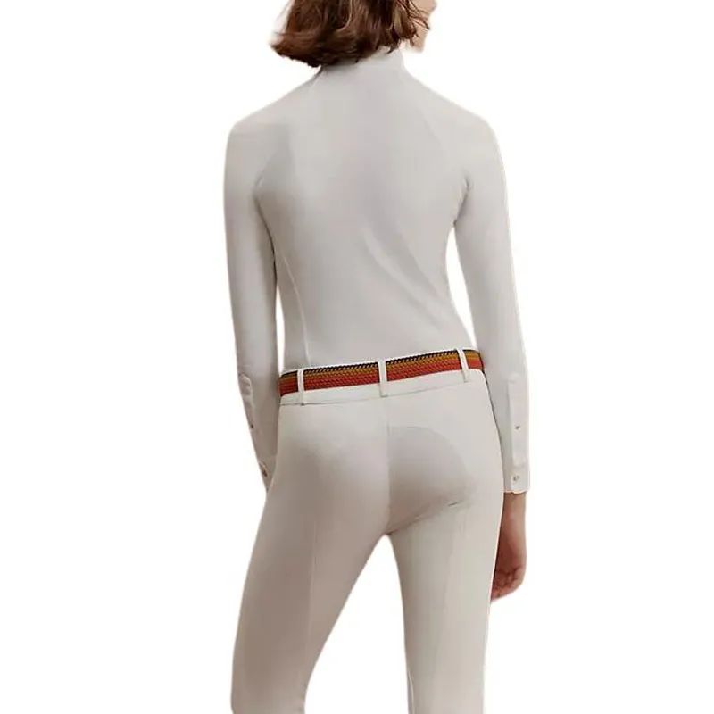 HERMES Equestrian Clothing Women's White-1