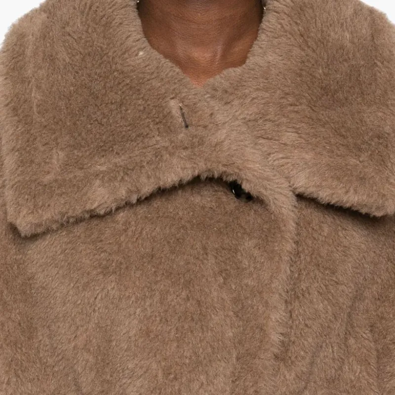 MaxMara Amato Belted Short Sleeved Coat-4