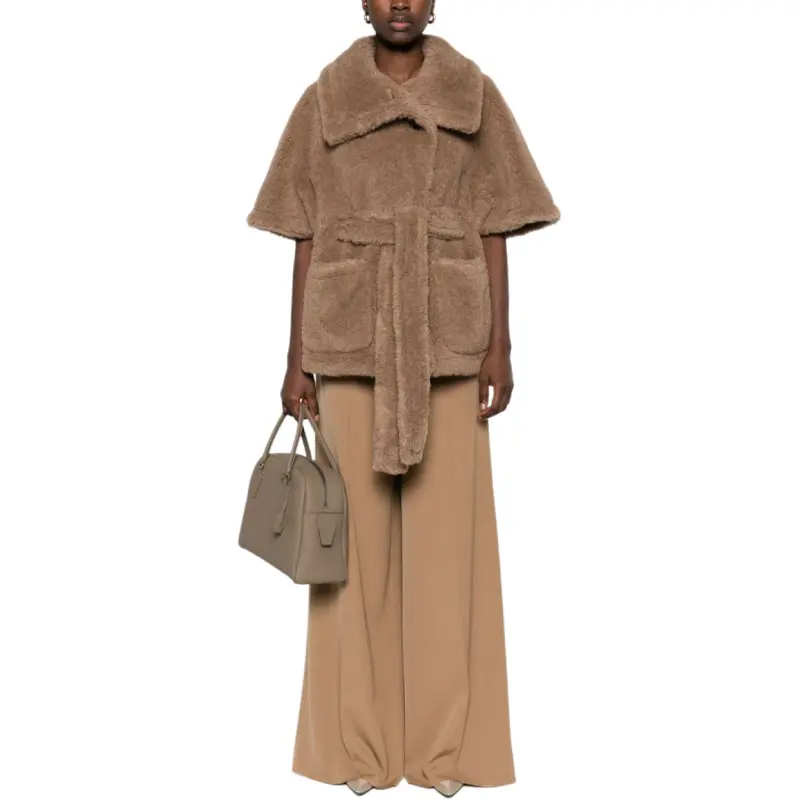 MaxMara Amato Belted Short Sleeved Coat-1
