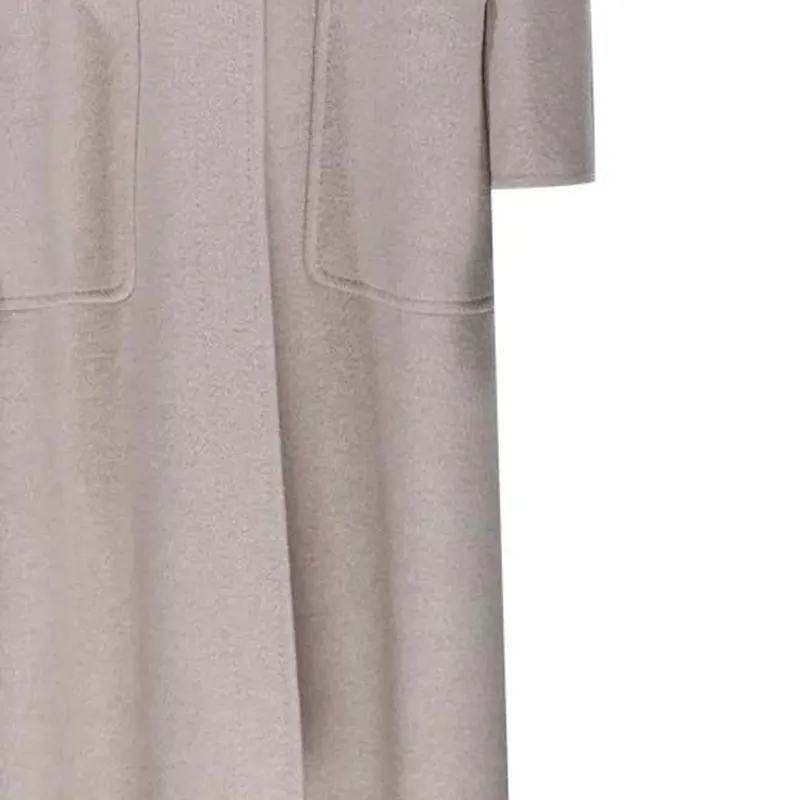 MaxMara Crewneck Long Sleeved Coat-4
