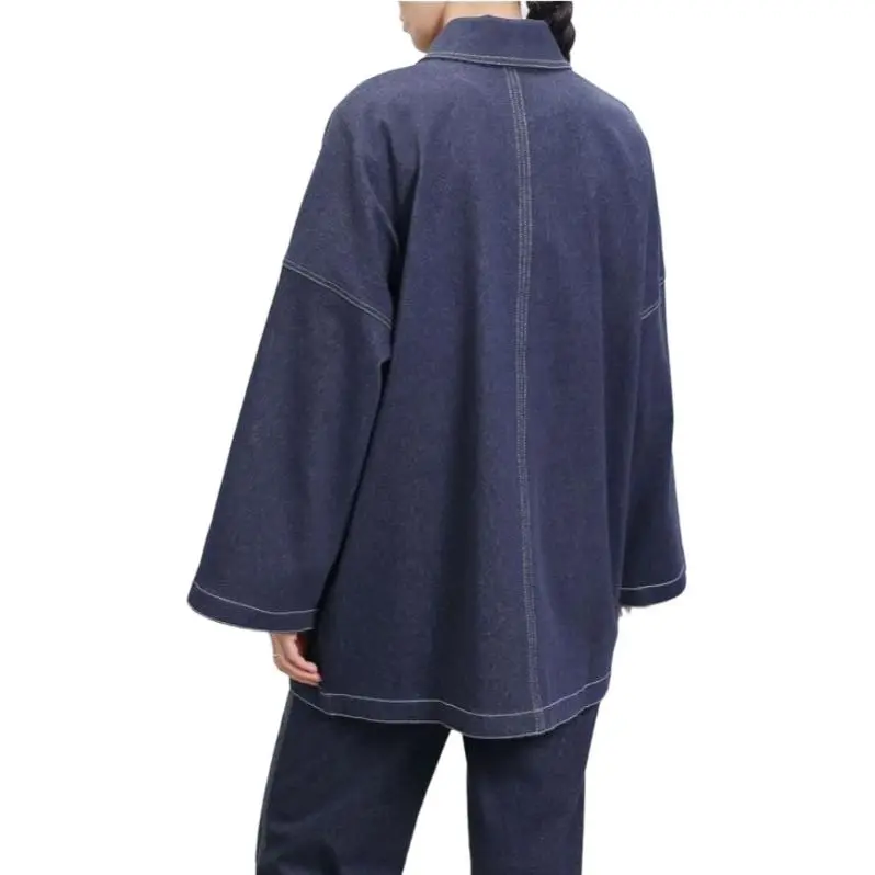 MaxMara Denim Jacket Women's Marine Blue-3