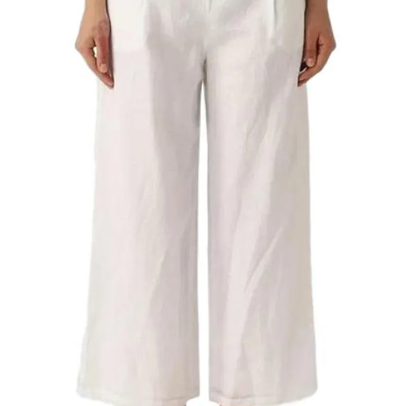 MaxMara Studio Casual Pants Women's White-1