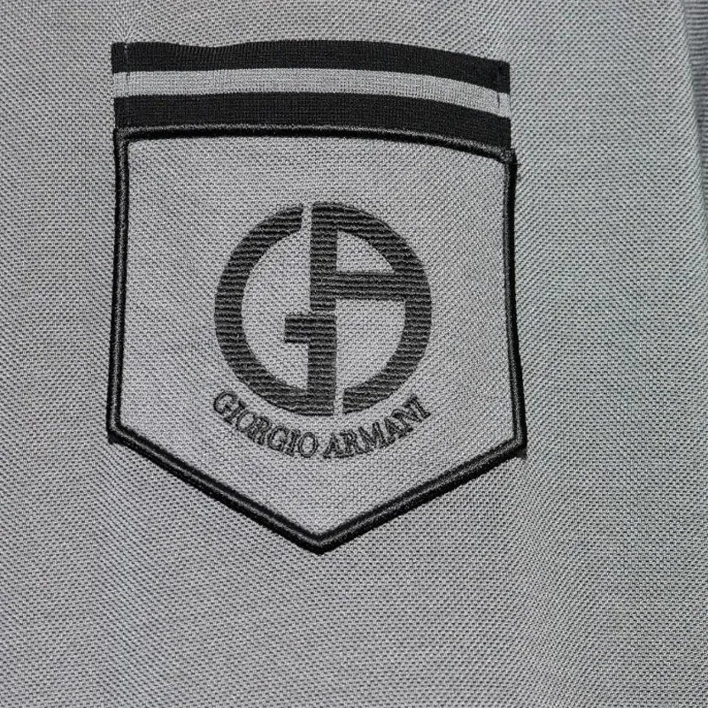 GIORGIO ARMANI T Shirts Men Gray-4