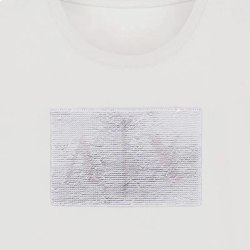 ARMANI EXCHANGEAE SS25 Regular T Shirt Women's White-1