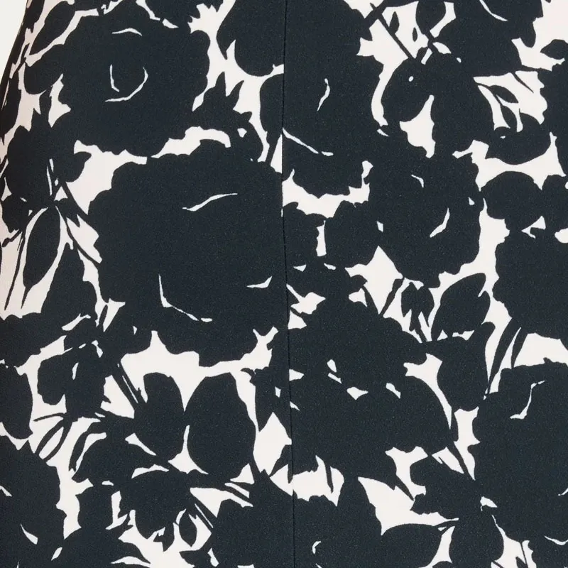 MICHAEL KORS Floral Stretch Cady Sheath Dress-5