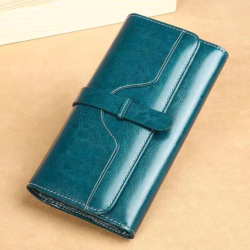 Gorora Cow Leather Wallet Regular Women's Multicolor-5