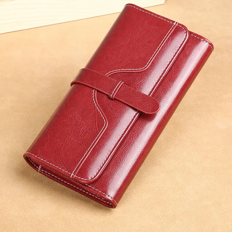 Gorora Cow Leather Wallet Regular Women's Multicolor-1