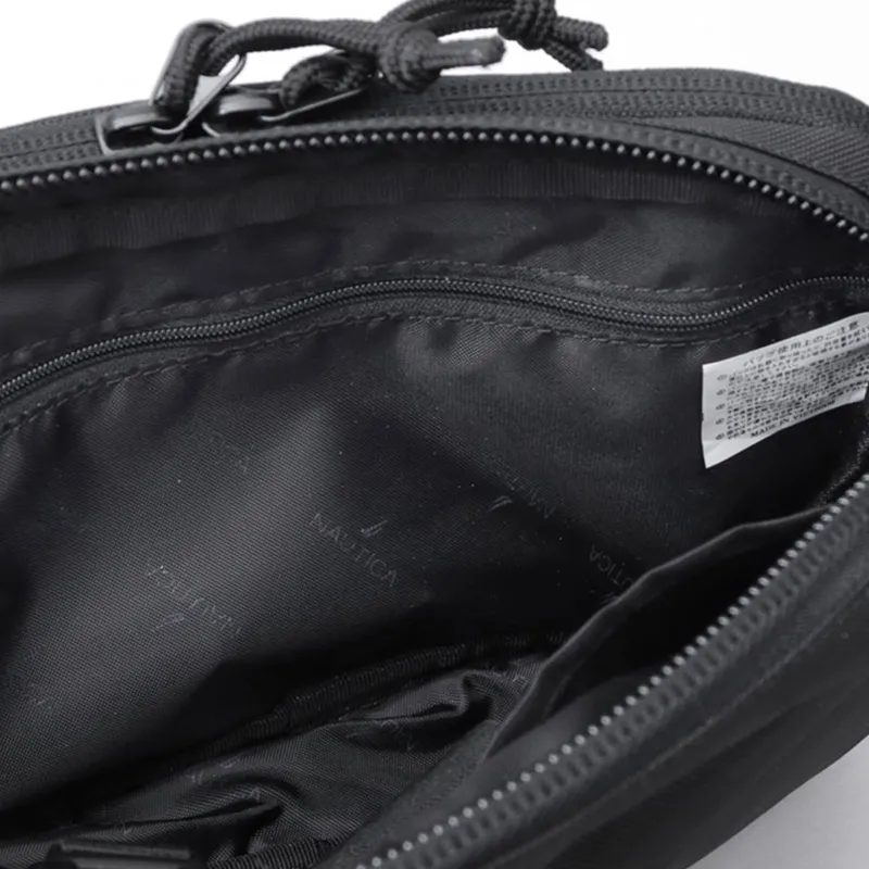 NAUTICA Nylon Crossbody Bag, Shoulder Bag Trumpets Unisex Black-4