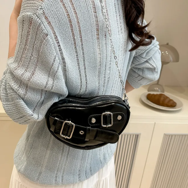 Dusen Kangaroo PU Shoulder Bag Regular Women's Multicolor-9