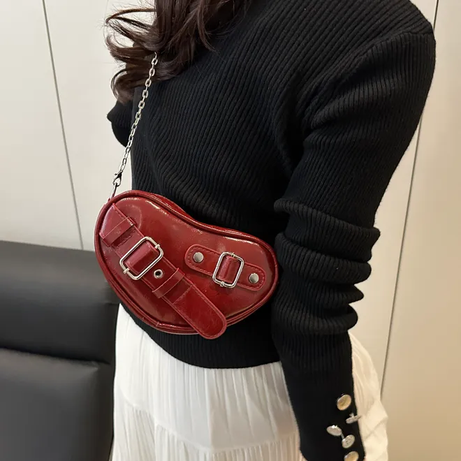 Dusen Kangaroo PU Shoulder Bag Regular Women's Multicolor-13