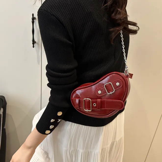 Dusen Kangaroo PU Shoulder Bag Regular Women's Multicolor-11