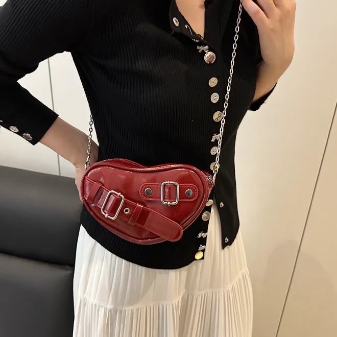 Dusen Kangaroo PU Shoulder Bag Regular Women's Multicolor-14