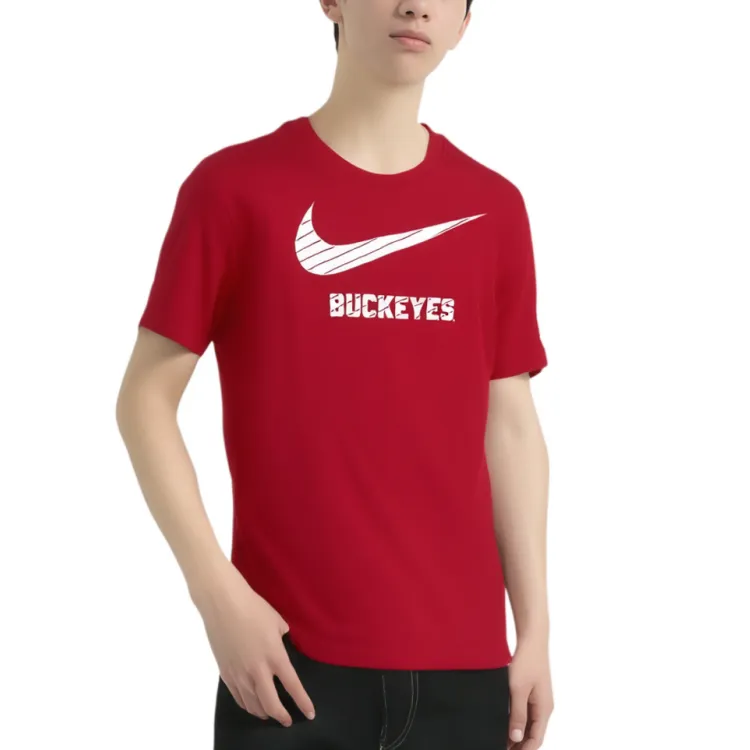 Nike Ohio State Buckeyes Campus Mascot Men's Nike College T Shirt-2