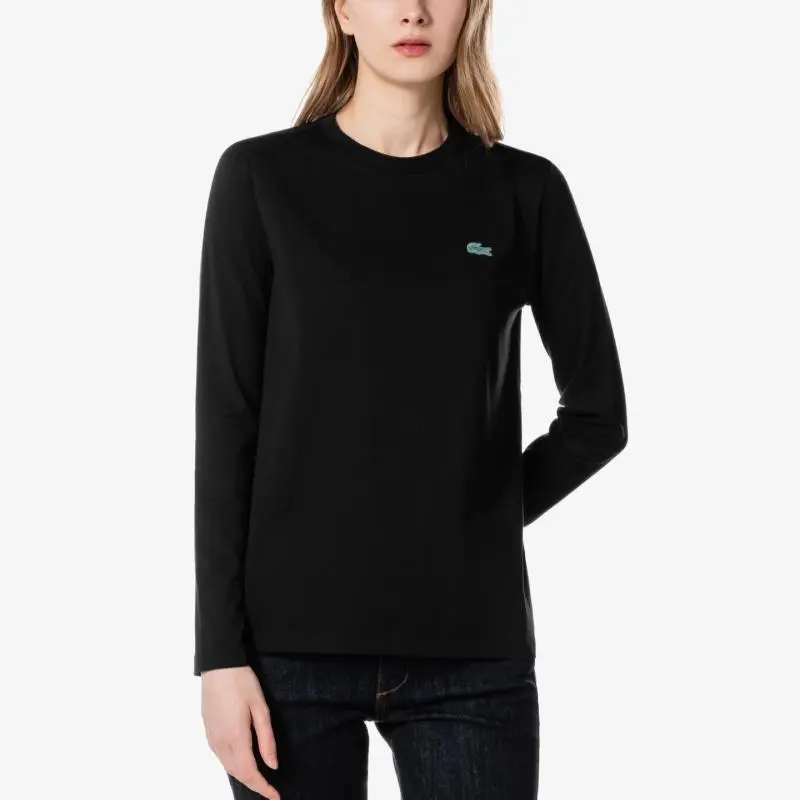 LACOSTE T Shirts Women's Black-3