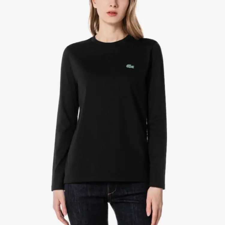 LACOSTE T Shirts Women's Black-2