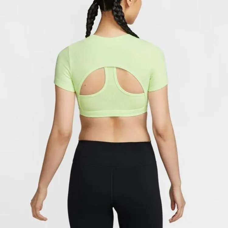 Nike Sportswear Classics T Shirt Women's 360 Light Lime/Black-2