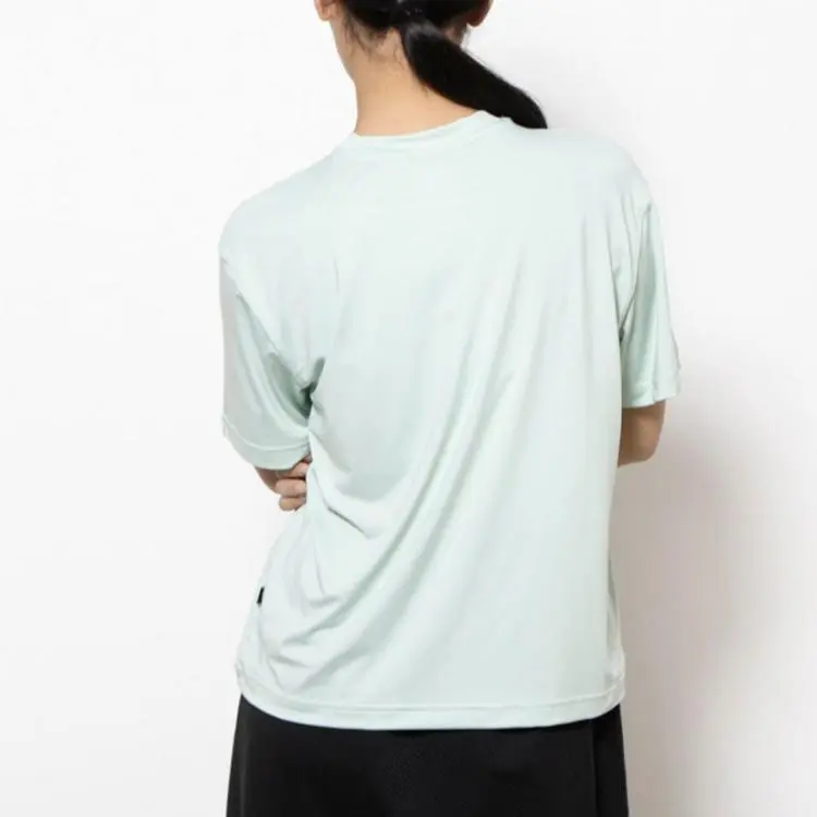 New Balance Drop Shoulder Sleeve T Shirt Women's Green-3