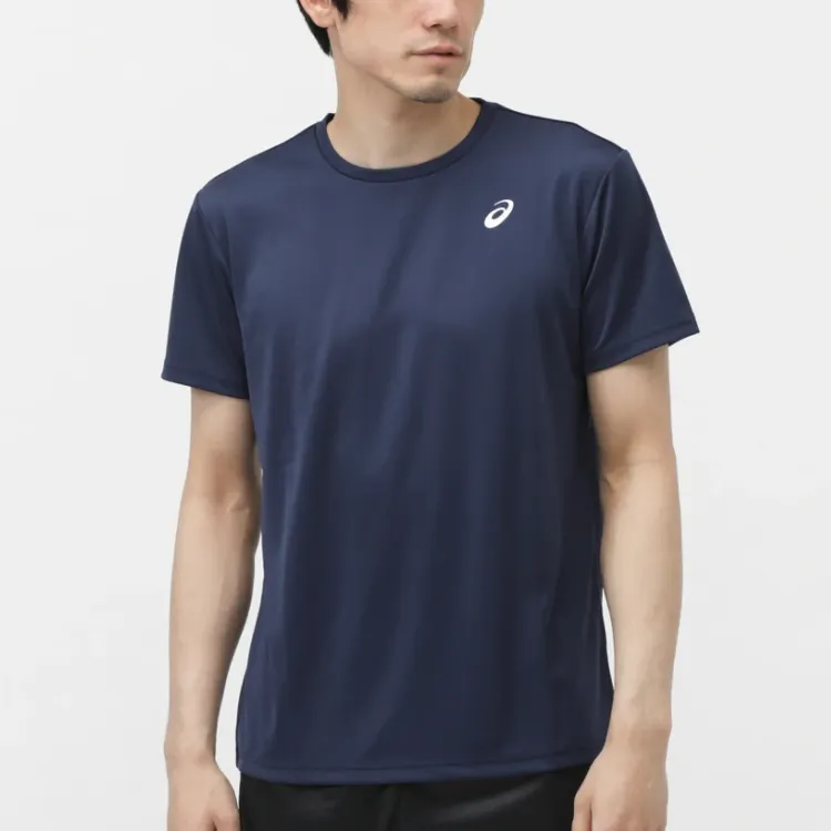 Asics T Shirts Men Blue-1