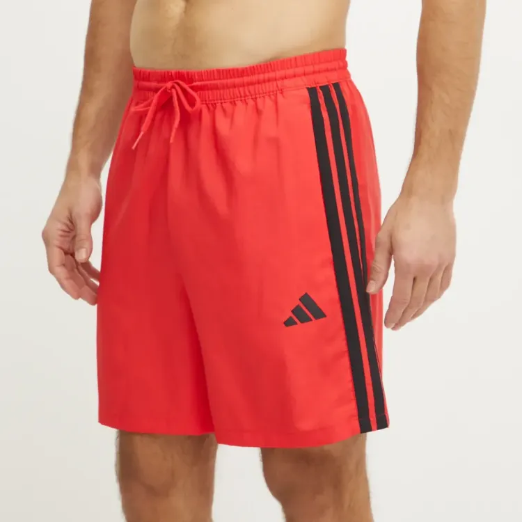 Adidas Clothing Casual Shorts Men Red-2