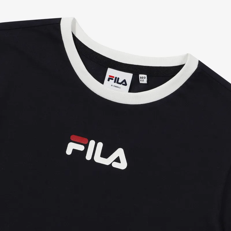 FILA T Shirts Unisex Navy Blue-2