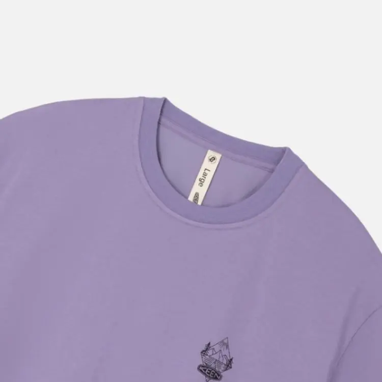 KEEN SS25 T Shirt Unisex Gray Purple-1