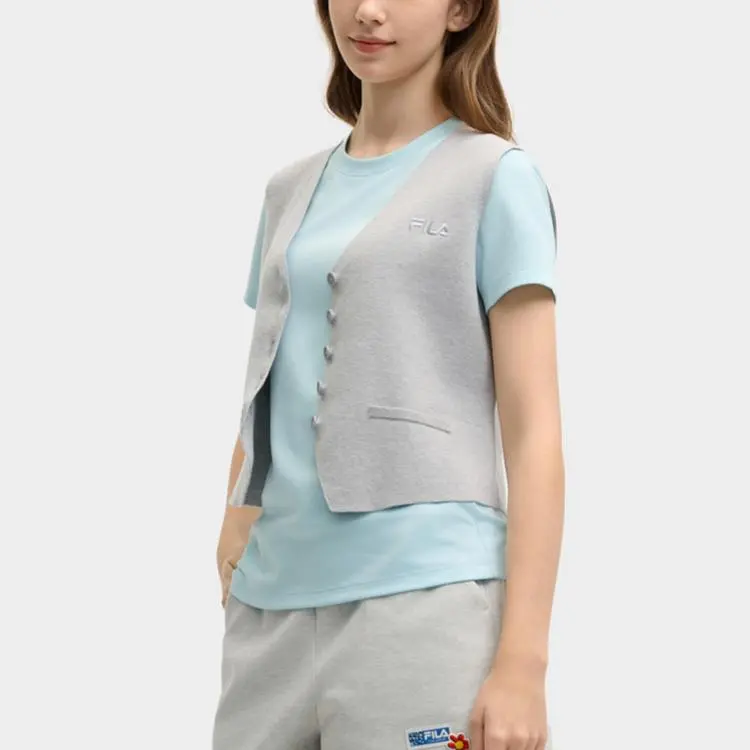 FILA ORIGINALE Knitwear Women's Medium Heather Gray MG-3