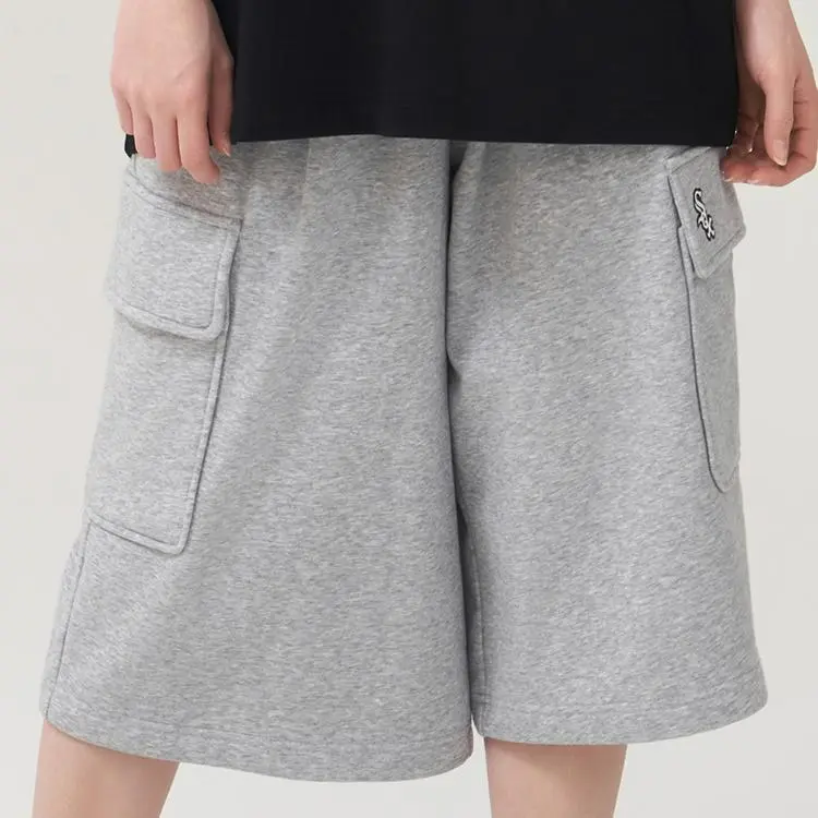 MLB SS25 Cargo Shorts Unisex Heather Gray-3