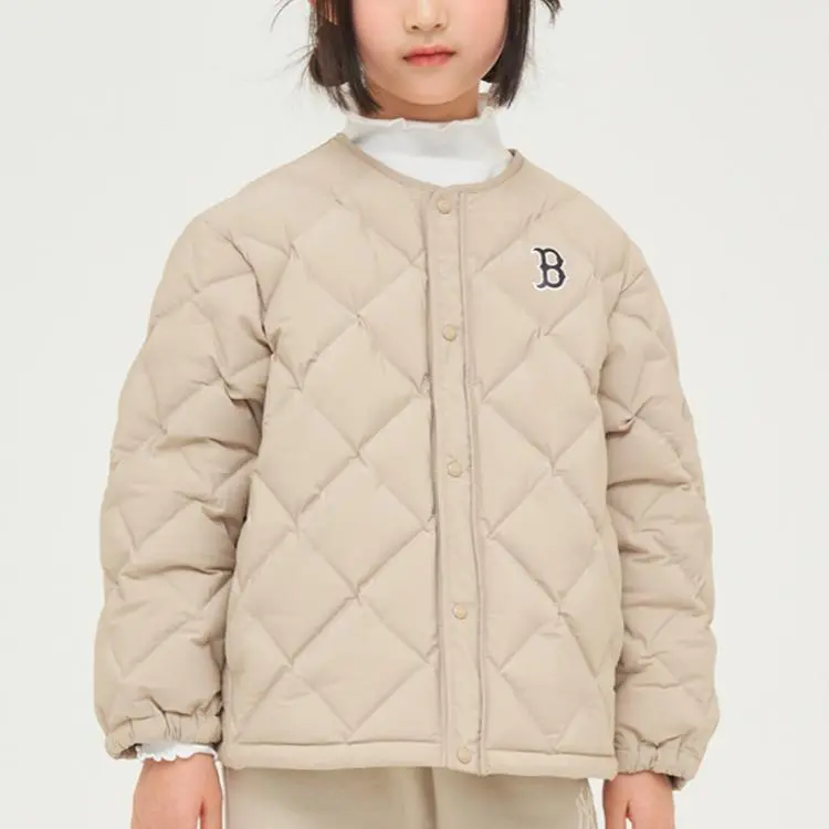 MLB New York Yankees FW/AW24 Down Jacket Women's Dark Cream-2