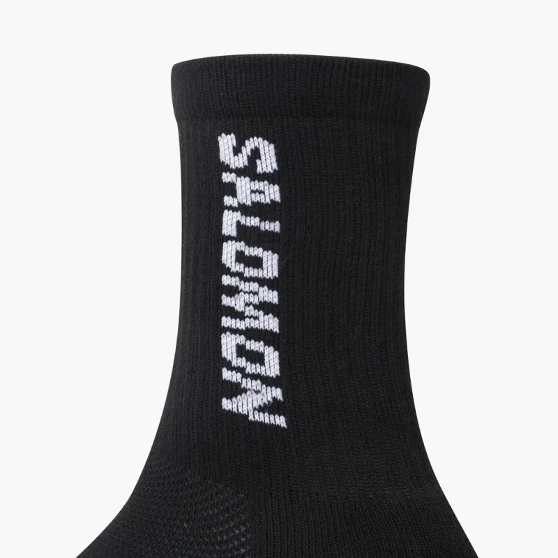 SALOMON Mid Calf Socks Men's 3 Pack Black-3