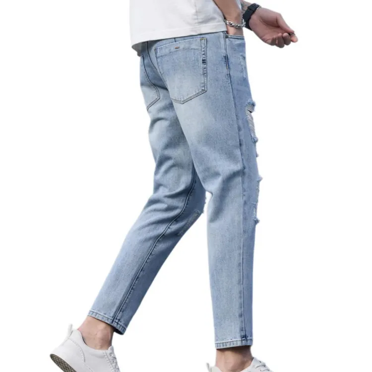 Jeep Fashion Sports Collection Jeans Unisex Blue Gray-2