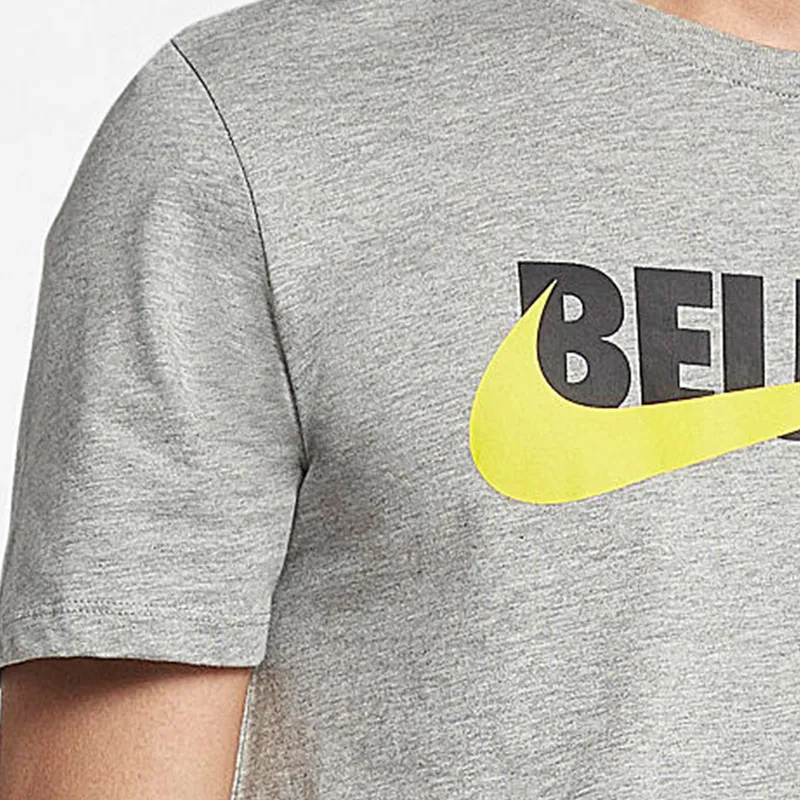 Nike T Shirts Men Gray-1