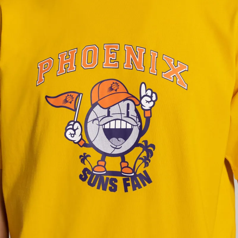 NBA Sun Team T Shirt Unisex Yellow-4