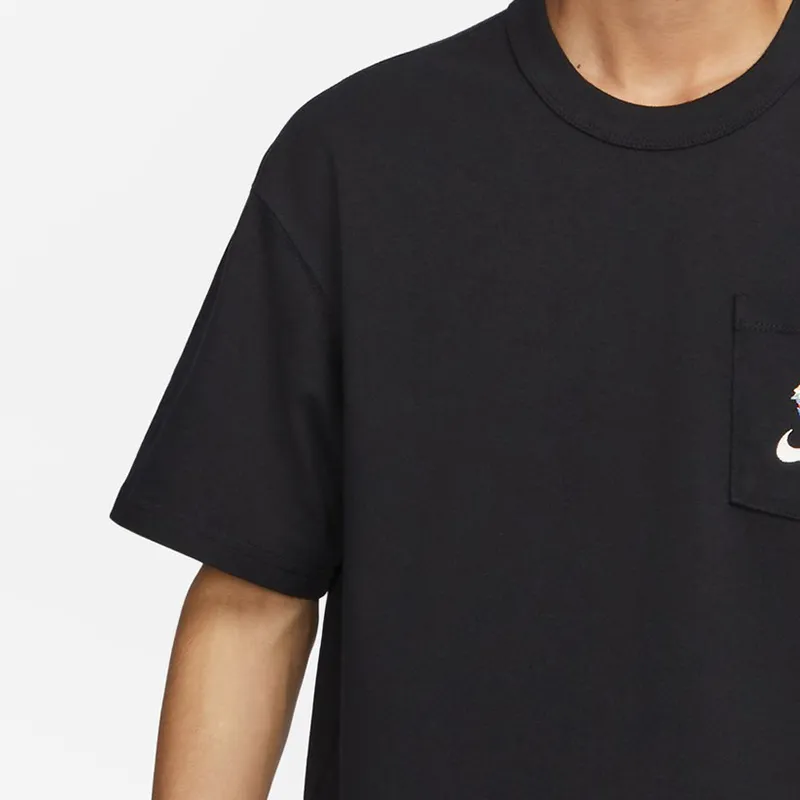 Nike T Shirts Men Black-4