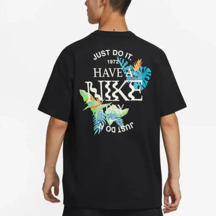 Nike T Shirts Men Black-1