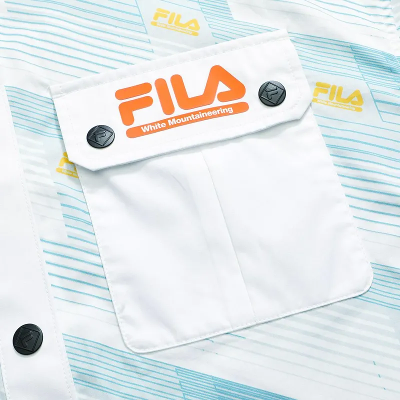 FILA x White Mountaineering Shirt Women's Filter Gray-2