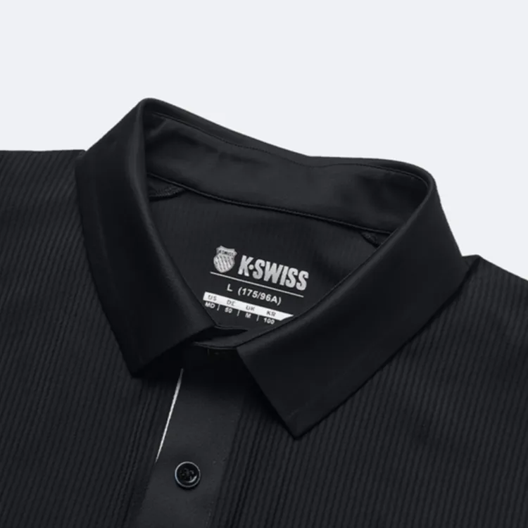 KSWISS Polo Shirt Men's Jet Black-2