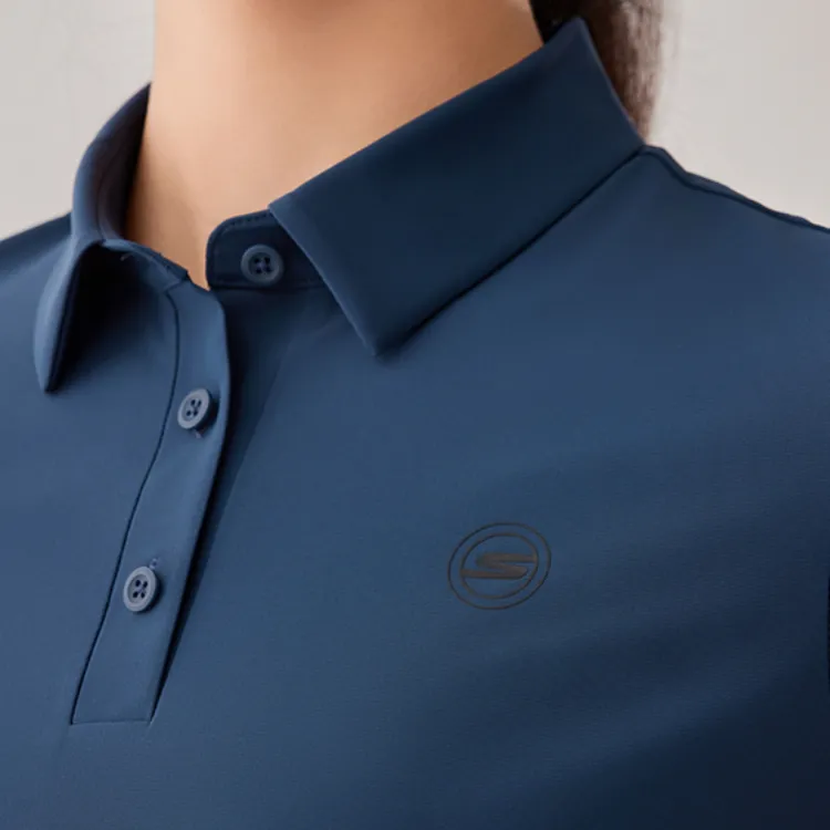 Skechers Sports Life Collection Polo Shirt Women's Deep Sea Blue-2