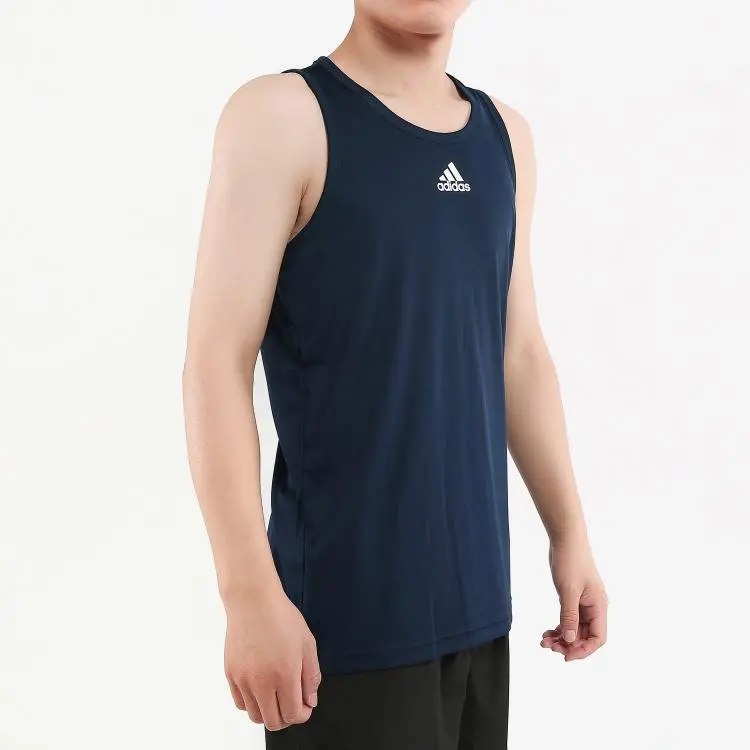 Adidas Tank Top Men's Navy Blue-3
