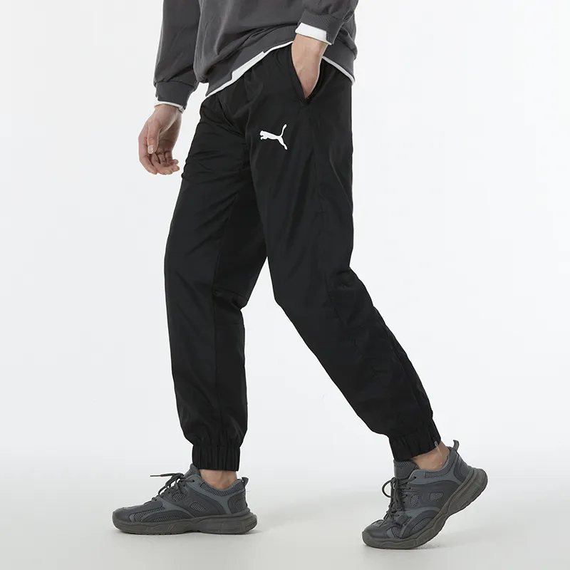 PUMA ACTIVE Knitted Sweatpants Men's Black-3