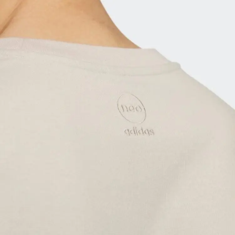 Adidas Neo T Shirt Unisex Beige-3