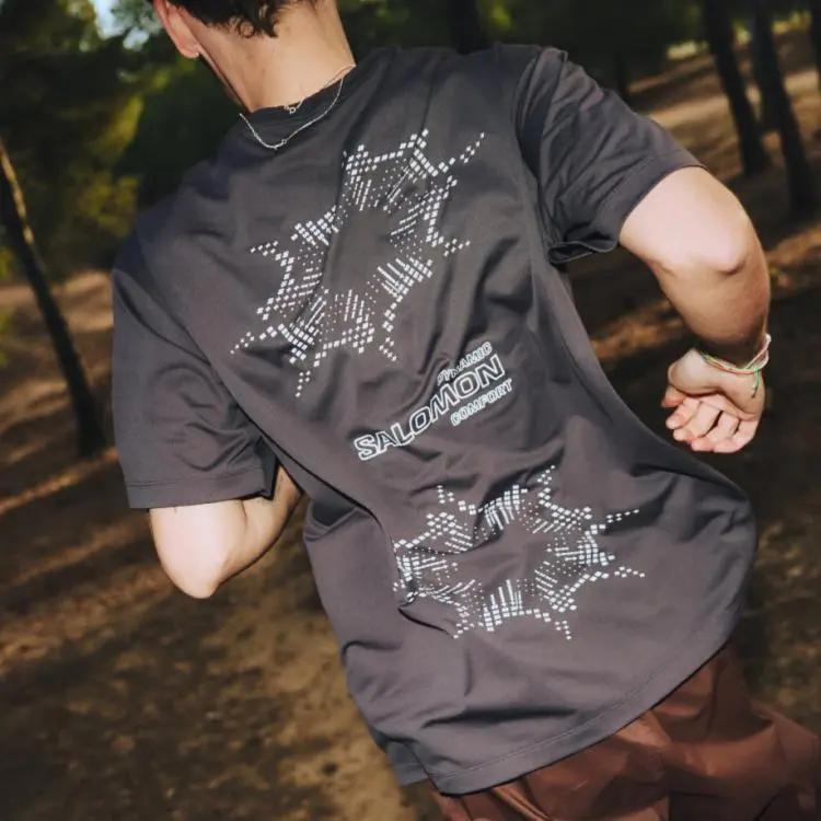 SALOMON T Shirts Men Black-3