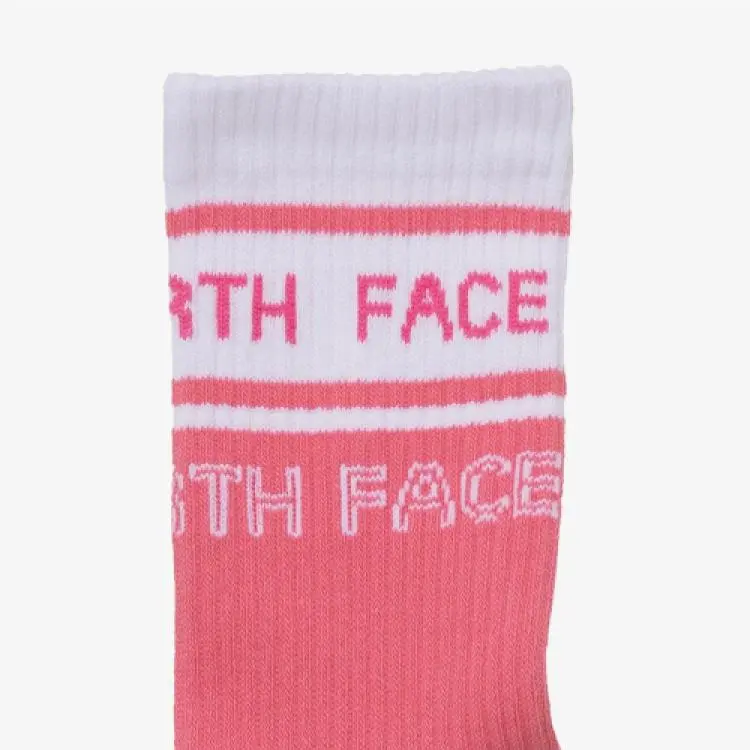 THE NORTH FACE Mid Calf Socks Unisex 1 Pack Pink-2