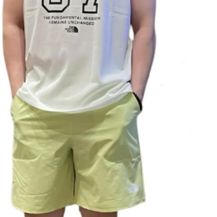THE NORTH FACE Casual Shorts Men's Apple Green-3