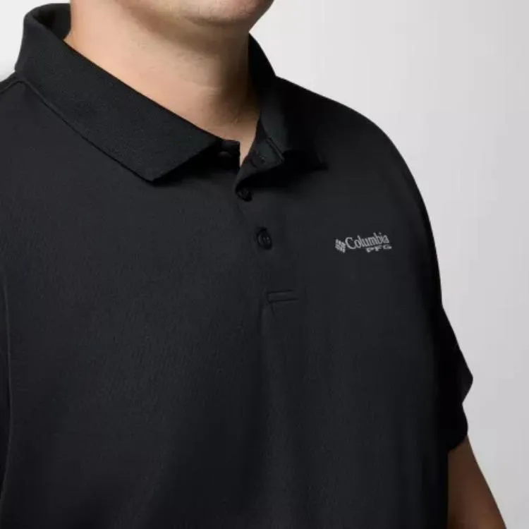 Columbia PFG Solar Stream Polo Shirt Men's Black-4