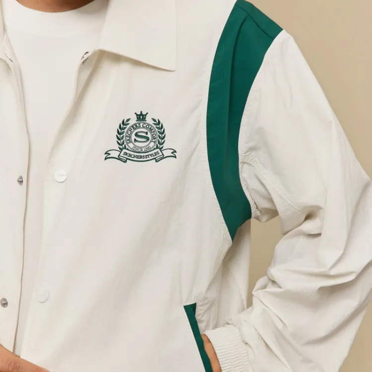 Skechers Jacket Unisex Marshmallow White 0074-4