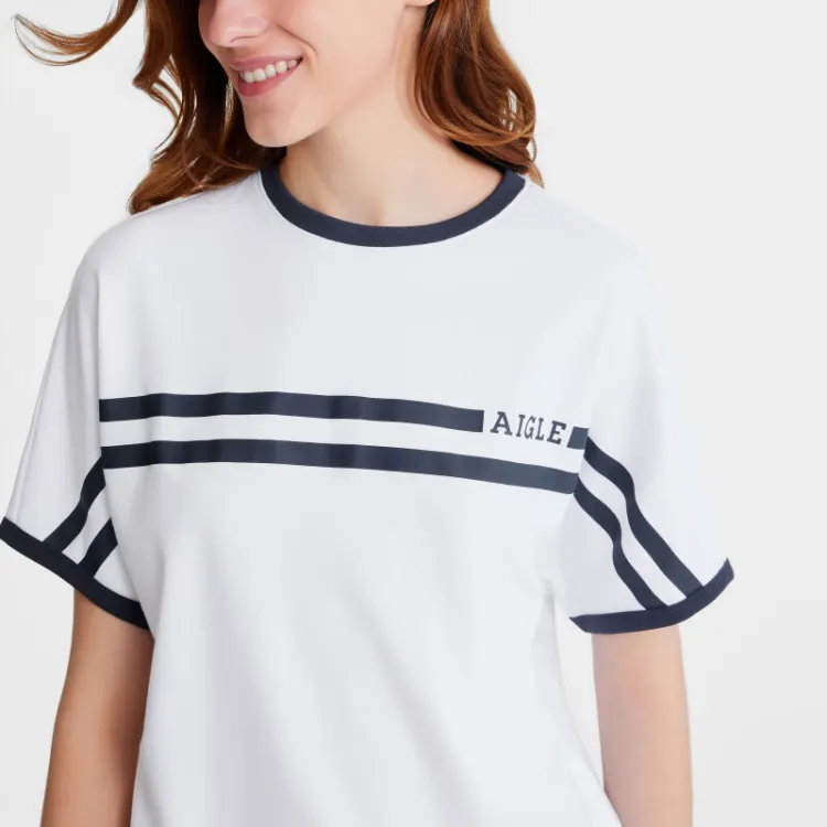 AIGLE T Shirt Women's Ultra Bright White-2