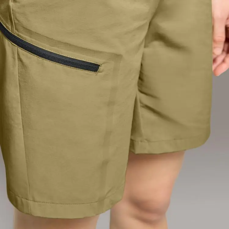 On Trek Short Casual Shorts Women's Dark Khaki-2