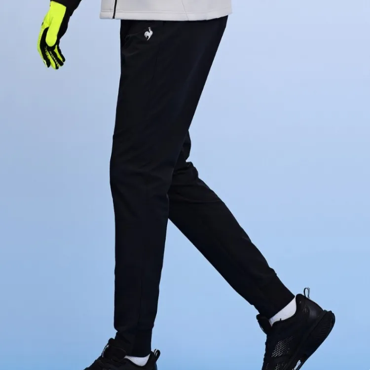 Le Coq Sportif Knitted Sports Pants Men's Black-2