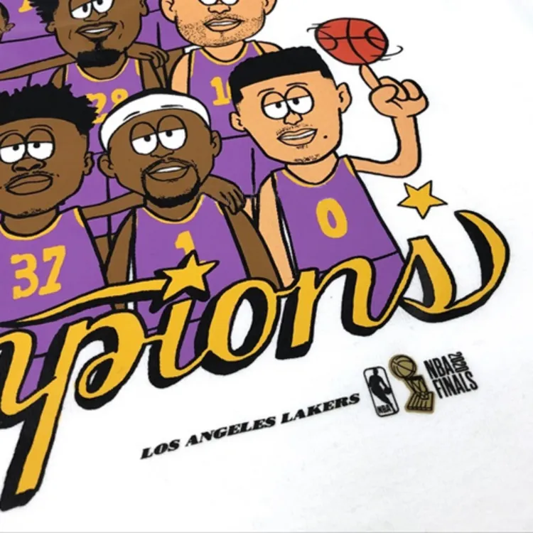 Nike Los Angeles Lakers Champions Club Roster T Shirt-2