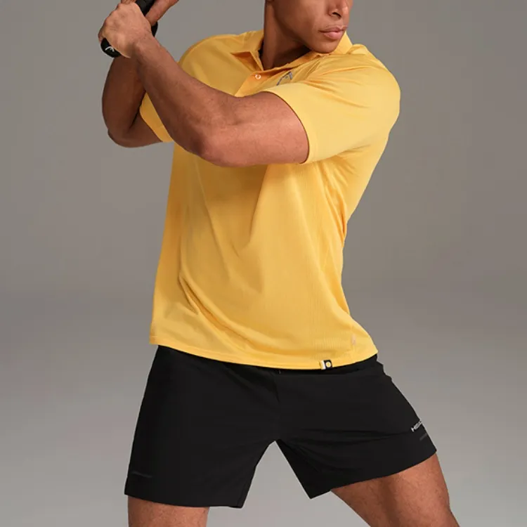 HEAD Polo Shirt Men's Rising Sun Yellow-2